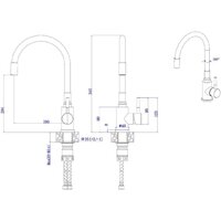 Смеситель AV Engineering AVLES4-DW7 - Превью изображения №2 — Интернет-магазин Time-Shop