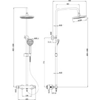 Душевая система  Lauter Mist 21SH20918-2 - Превью изображения №2 — Интернет-магазин Time-Shop