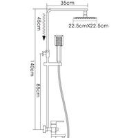 Душевая система  FRAP F2420 - Превью изображения №2 — Интернет-магазин Time-Shop