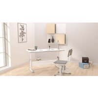 Парта Polini Kids City D2 (без стула, белый/серый) - Превью изображения №4 — Интернет-магазин Time-Shop