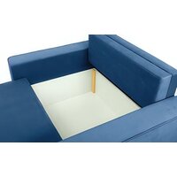 Диван Krones Клио (велюр, темно-синий) - Превью изображения №5 — Интернет-магазин Time-Shop