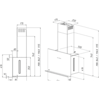 Кухонная вытяжка Akpo Crystal 60 WK-9 (черный) - Превью изображения №7 — Интернет-магазин Time-Shop