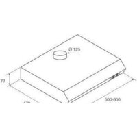 Кухонная вытяжка Jetair Light WH/F/50 PRF0094427A - Превью изображения №2 — Интернет-магазин Time-Shop
