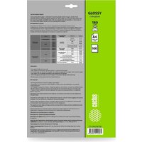 Фотобумага CACTUS Глянцевая A4 180 г/кв.м. 100 листов CS-GA4180100 - Превью изображения №2 — Интернет-магазин Time-Shop