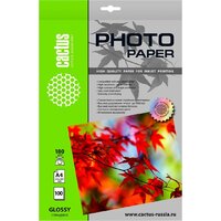 CACTUS Глянцевая A4 180 г/кв.м. 100 листов CS-GA4180100