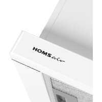 Кухонная вытяжка HOMSair Flat 60 Glass (белый) - Превью изображения №4 — Интернет-магазин Time-Shop