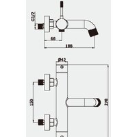 Смеситель Vieir V403531 - Превью изображения №2 — Интернет-магазин Time-Shop