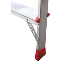 Лестница-стремянка Новая высота NV 312 двухсторонняя профессиональная 2x6 ступеней - Превью изображения №3 — Интернет-магазин Time-Shop