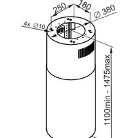 Кухонная вытяжка MAUNFELD Lee Isla 39 (черный) - Превью изображения №2 — Интернет-магазин Time-Shop