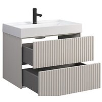  Belux Тумба под умывальник Сиртаки НП 70-02 (180, светлый миндаль матовый) - Превью изображения №2 — Интернет-магазин Time-Shop