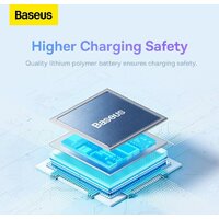 Внешний аккумулятор Baseus Airpow Fast Charge Power Bank 20W 20000mAh (голубой) - Превью изображения №7 — Интернет-магазин Time-Shop