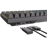 Клавиатура Royal Kludge RK100 RGB (черный, RK Red) - Превью изображения №5 — Интернет-магазин Time-Shop