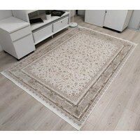 Ковер для жилой комнаты Radjab Carpet Арвен Прямоугольник PS23E 12008RK (3x4, Cream) - Превью изображения №3 — Интернет-магазин Time-Shop