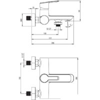 Смеситель Deante Arnika BQA 010N - Превью изображения №2 — Интернет-магазин Time-Shop