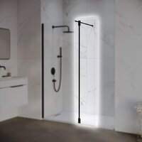 Душевая стенка RGW Z-070B 352207003-14 (черный/прозрачное стекло) - Превью изображения №2 — Интернет-магазин Time-Shop