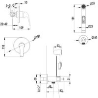 Гигиенический душ Lemark Plus Advance LM1219C - Превью изображения №2 — Интернет-магазин Time-Shop