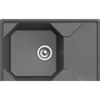 Кухонная мойка GranFest GF-U-740L (графит) - Превью изображения №2 — Интернет-магазин Time-Shop