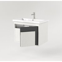  Дабер Тумба под умывальник 016 70 Т16.7.0.20_light (с подсветкой, белый древесный/серый) - Превью изображения №2 — Интернет-магазин Time-Shop