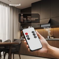 Кухонная вытяжка Weissgauff Quadra 600 Touch Black Glass - Превью изображения №6 — Интернет-магазин Time-Shop