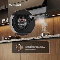 Кухонная вытяжка Weissgauff Quadra 600 Touch Black Glass - Превью изображения №11 — Интернет-магазин Time-Shop