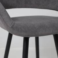 Стул Мамадома Barny-R 700 (b28 Antracite Lux\черный) - Превью изображения №5 — Интернет-магазин Time-Shop