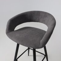 Стул Мамадома Barny-R 700 (b28 Antracite Lux\черный) - Превью изображения №6 — Интернет-магазин Time-Shop