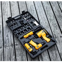  Deko Premium SET 34 018-0908 (прямая пневмошлифмашинка, пневмотрещотка, пневмодолото, пневмогайковерт) - Превью изображения №6 — Интернет-магазин Time-Shop