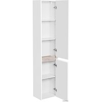  Акватон Шкаф-пенал Нортон 34 1A249403NT01R (правый, белый/дуб эндгрейн) - Превью изображения №2 — Интернет-магазин Time-Shop