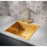 Кухонная мойка Milacio Denia 51 Steel MC.77488 (золотой) - Превью изображения №2 — Интернет-магазин Time-Shop