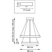 Подвесная люстра Lightstar Saturno 748123 - Превью изображения №5 — Интернет-магазин Time-Shop