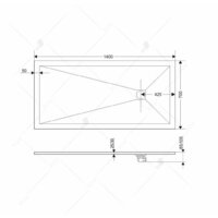Душевой поддон RGW 16152714-02 70x140 - Превью изображения №4 — Интернет-магазин Time-Shop