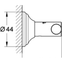 Крючок для ванны Grohe Essentials Authentic 40656001 (хром) - Превью изображения №2 — Интернет-магазин Time-Shop