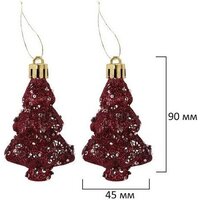 Елочная игрушка Золотая сказка Burgundy Style 592591 (бордо) - Превью изображения №16 — Интернет-магазин Time-Shop
