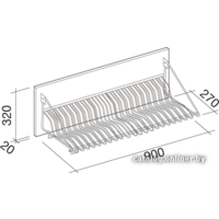 Кухонная вытяжка Falmec Lumen Design Island 120 800 м3/ч (нержавеющая сталь) - Превью изображения №14 — Интернет-магазин Time-Shop