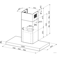 Кухонная вытяжка Faber Stilo Comfort X A60 325.0615.637 - Превью изображения №2 — Интернет-магазин Time-Shop