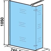 Душевая стенка WeltWasser WW400 80G+30G - Превью изображения №5 — Интернет-магазин Time-Shop