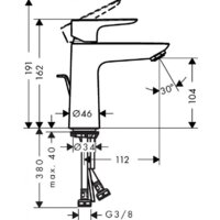 Смеситель Hansgrohe Talis E 71710140 (бронзовый матовый) - Превью изображения №5 — Интернет-магазин Time-Shop