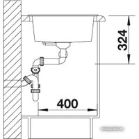 Кухонная мойка Blanco Metra 9 (кофе) [515050] - Превью изображения №3 — Интернет-магазин Time-Shop