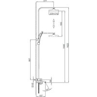 Душевая система  FRAP F2476-9 - Превью изображения №2 — Интернет-магазин Time-Shop