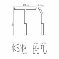 Скребок для душевой кабины Wasserkraft K-211 - Превью изображения №3 — Интернет-магазин Time-Shop