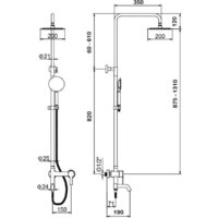 Душевая система  Wisent W3501 - Превью изображения №6 — Интернет-магазин Time-Shop
