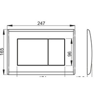 Панель смыва Alcaplast M270 - Превью изображения №2 — Интернет-магазин Time-Shop