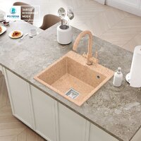 Кухонная мойка Polygran Blade 500 (песочный) - Превью изображения №3 — Интернет-магазин Time-Shop