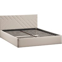 Кровать Трия Кевия Тип 1 с подъемным механизмом 160x200 (велюр Confetti Cream) - Превью изображения №2 — Интернет-магазин Time-Shop