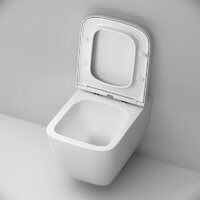 Унитаз подвесной AM.PM Gem Aquaspin C901901SC (с сиденьем) - Превью изображения №4 — Интернет-магазин Time-Shop