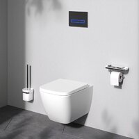 Унитаз подвесной AM.PM Gem Aquaspin C901901SC (с сиденьем) - Превью изображения №9 — Интернет-магазин Time-Shop
