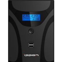 Источник бесперебойного питания IPPON Smart Power Pro II 2200 Euro - Превью изображения №3 — Интернет-магазин Time-Shop