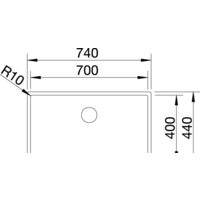 Кухонная мойка Blanco Claron 700-IF-U Durinox 523387 - Превью изображения №2 — Интернет-магазин Time-Shop