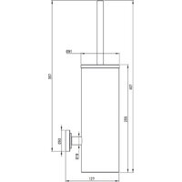 Ершик для унитаза Deante Temisto Brass ADT_M721 - Превью изображения №2 — Интернет-магазин Time-Shop