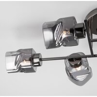 Припотолочная люстра Евросвет Hilari 30165/6 (Черный жемчуг) - Превью изображения №5 — Интернет-магазин Time-Shop